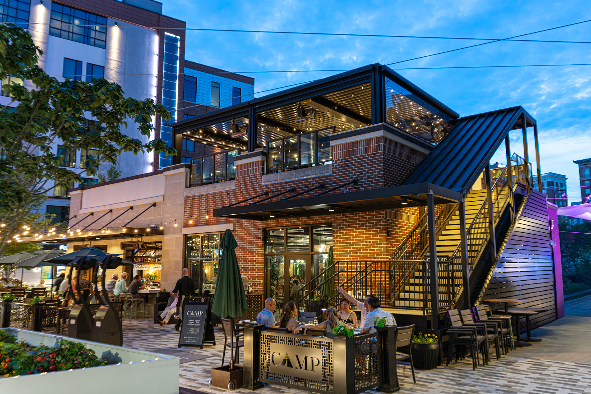 Camp Modern American Eatery private dining 5
