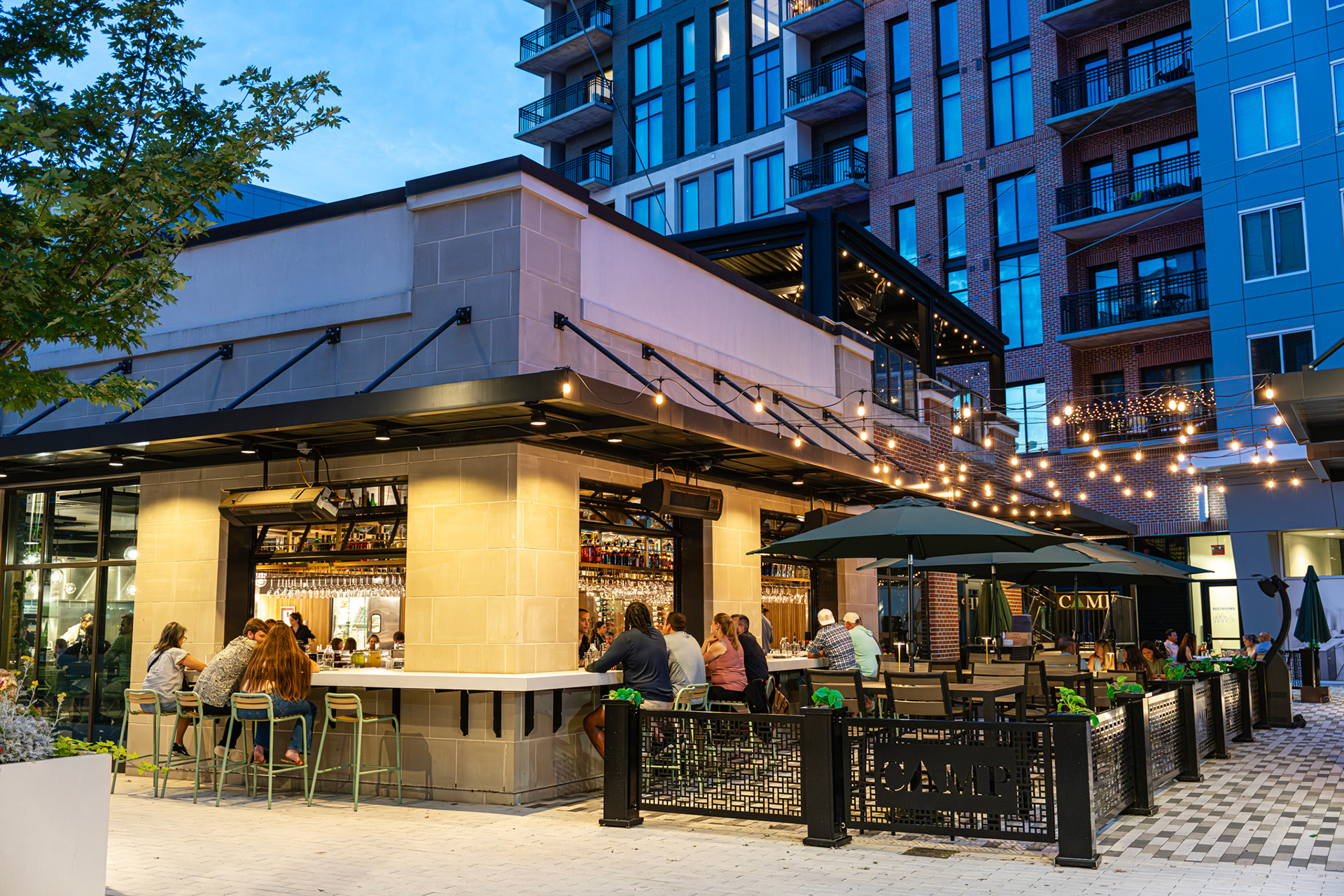 The Patio at Camp at Camp Modern American Eatery