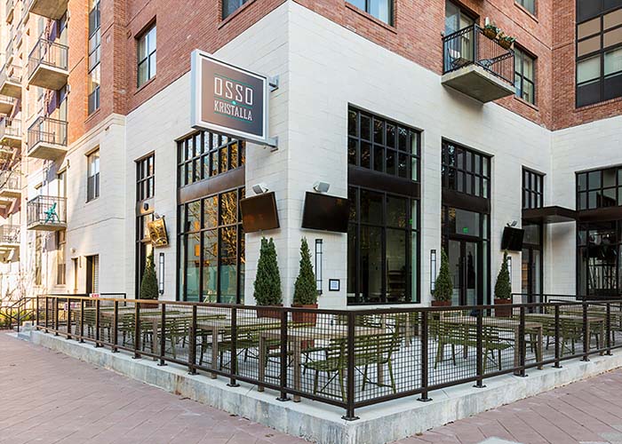 Downtown Patio at Osso & Kristalla