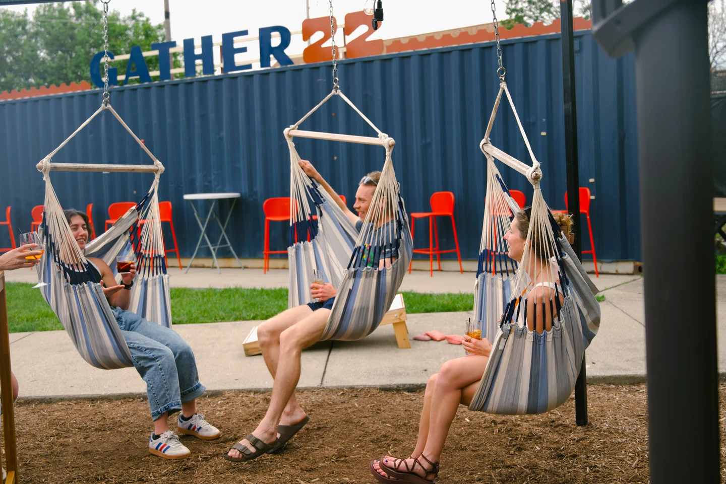 Outdoor Patio at Gather 22