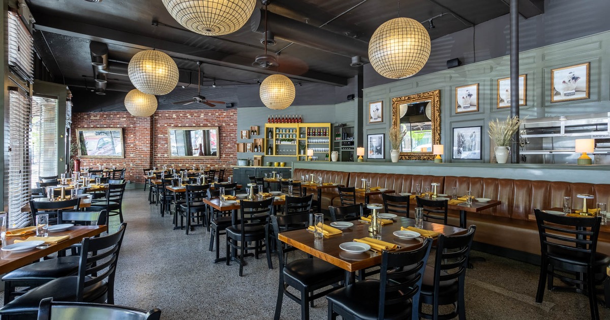 Private dining space at Rosemary & Olive Italian Restaurant