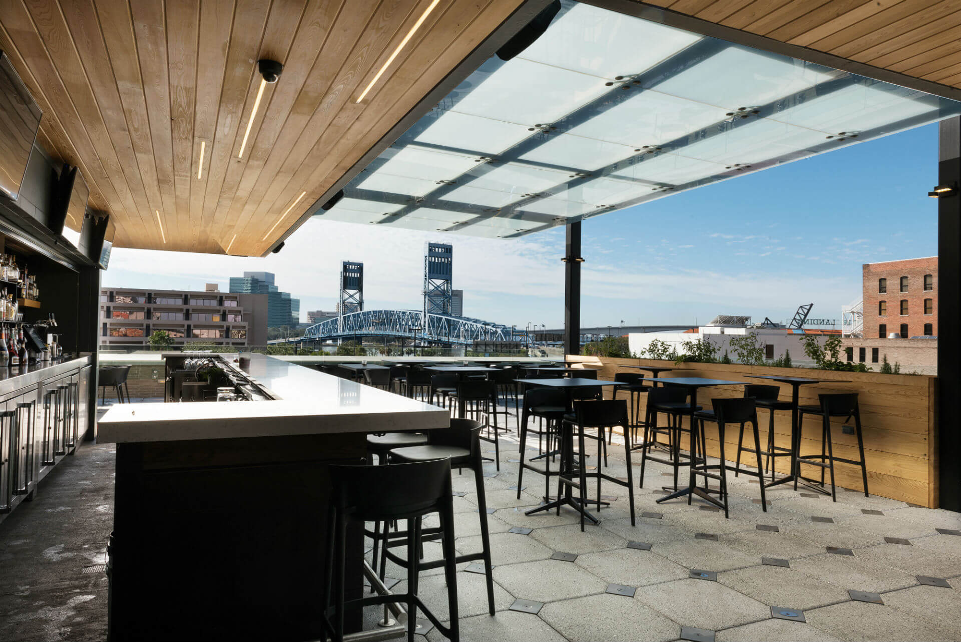 Rooftop Lounge at Cowford Chophouse