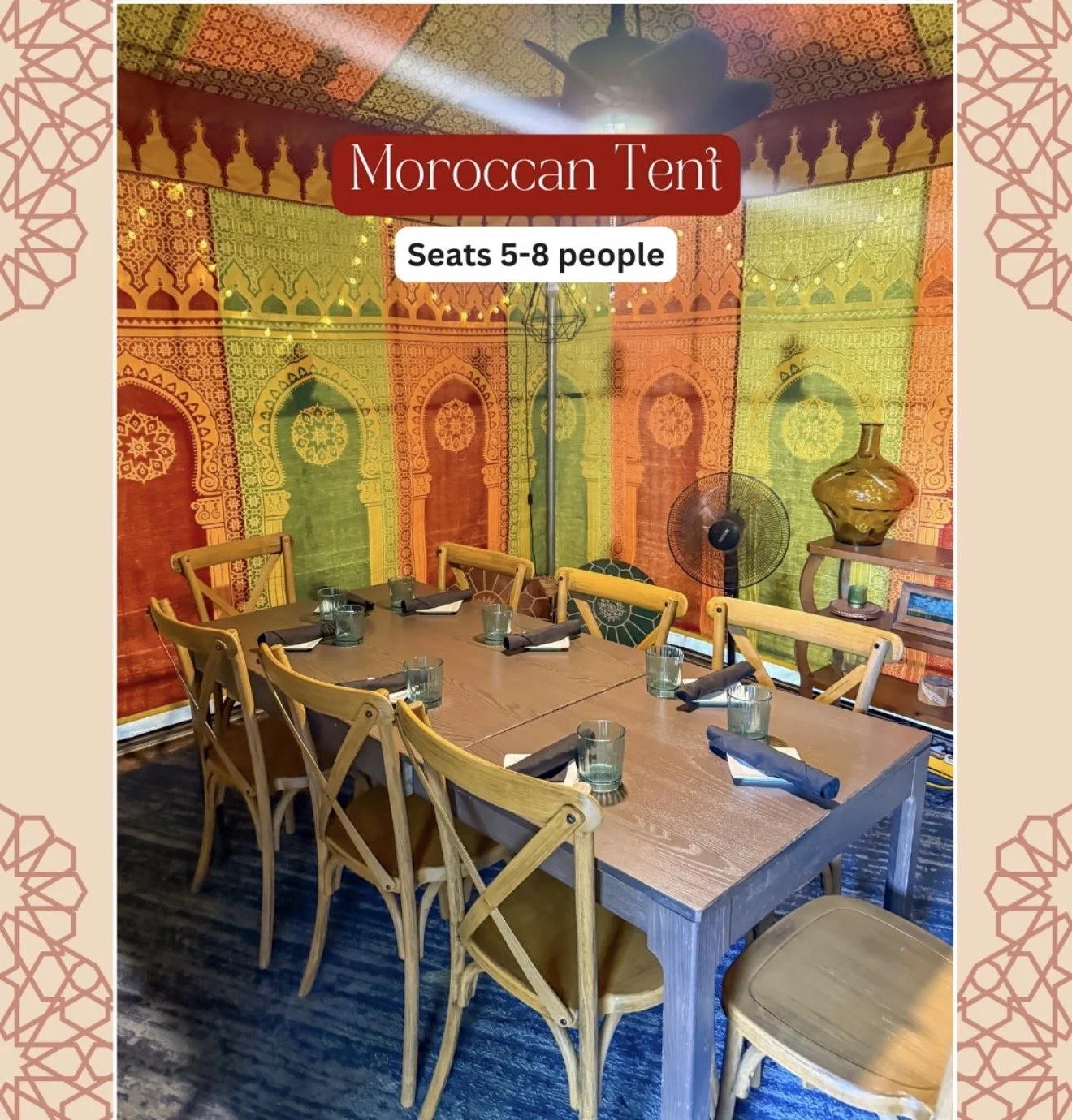 Moroccan Tent at The District SPR
