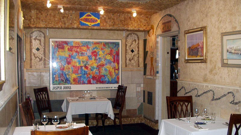 Barcelona Inspired Intimate Party Room at Dwight's Bistro