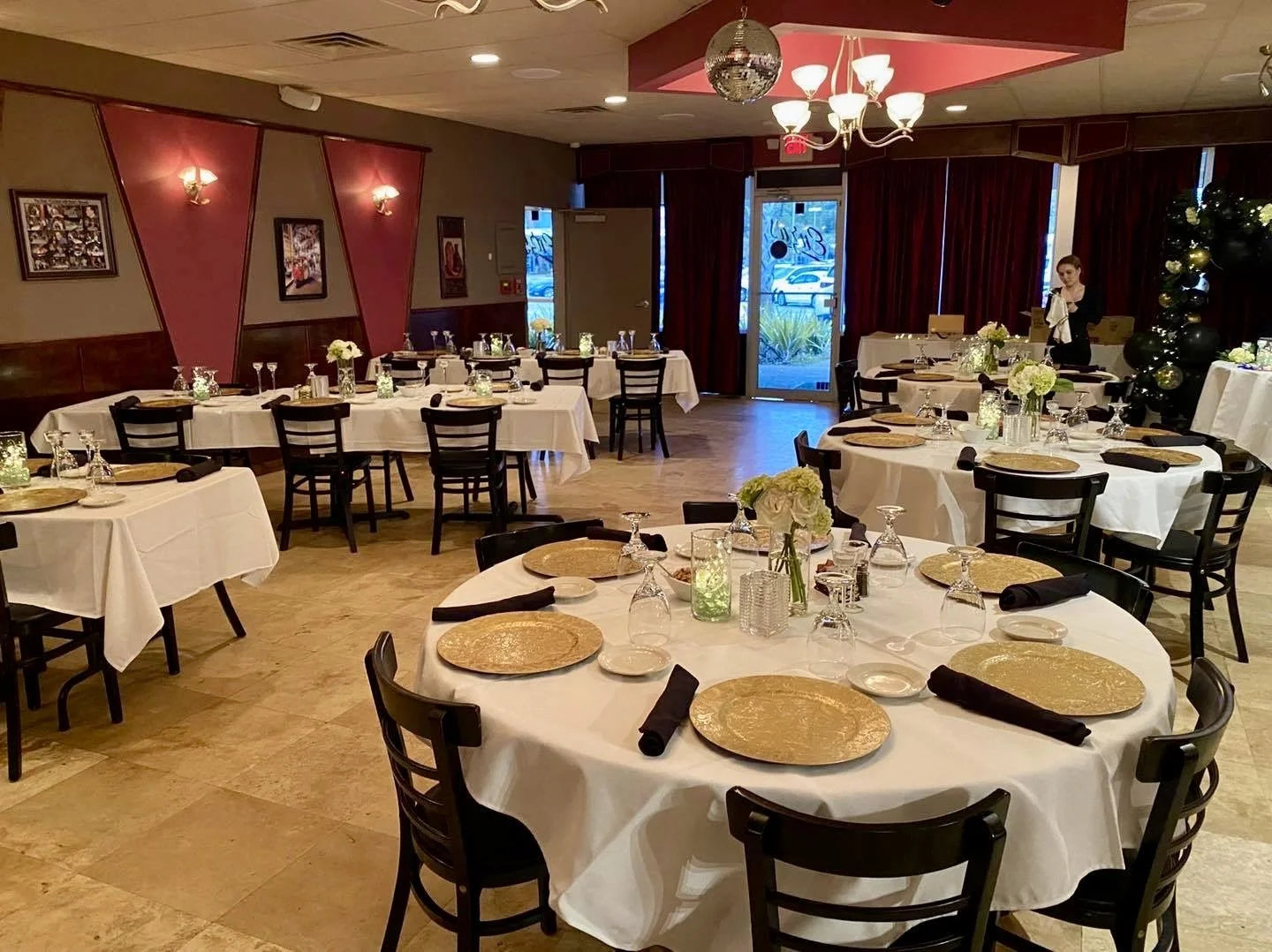 Banquet Room at Enza's Italian Restaurant