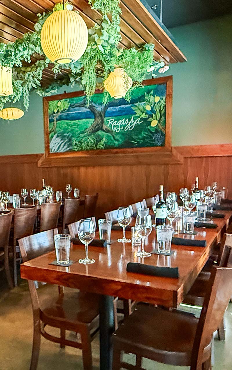 Private Dining Room at Ragazza Food & Wine