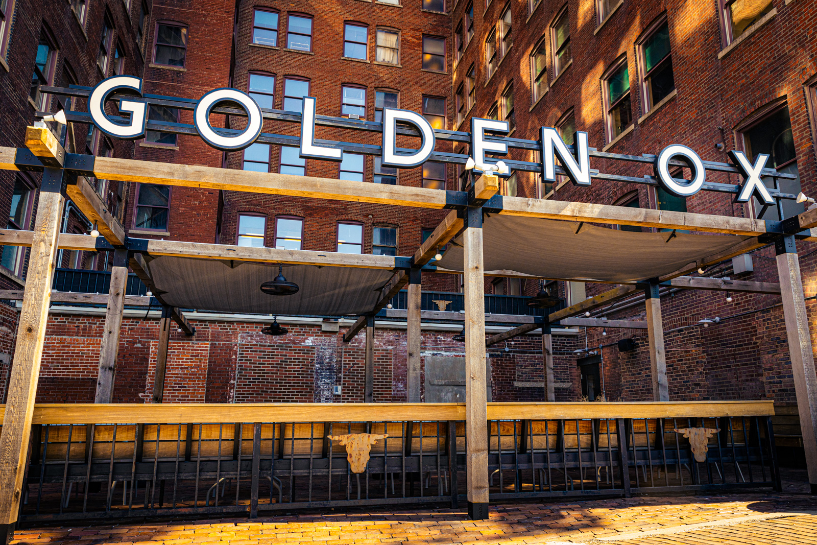 Outdoor Patio at Golden Ox