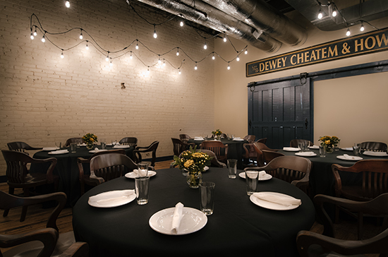 Dewey Dining Room at Barley's Taproom and Pizzeria