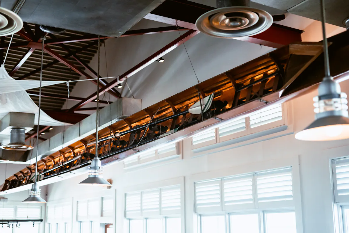 Private dining area at Boathouse Rotisserie & Raw Bar