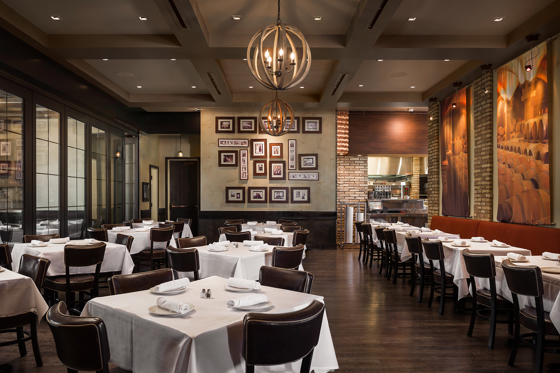 Private banquet room at Nora's Italian Cuisine