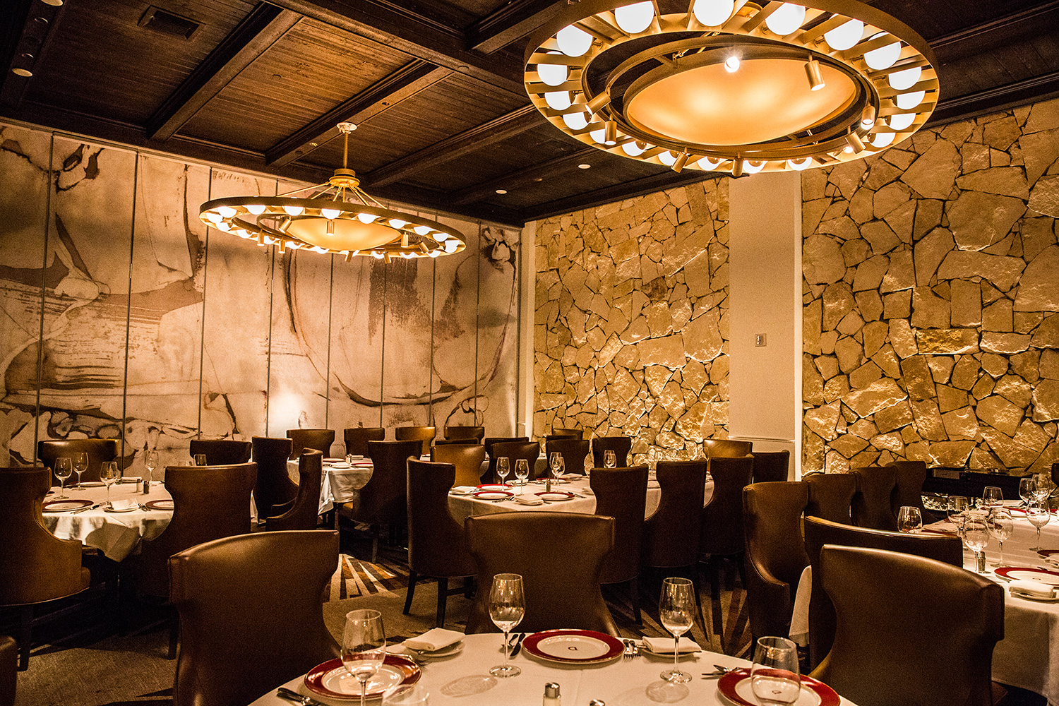 Private rooms at Delmonico Steakhouse