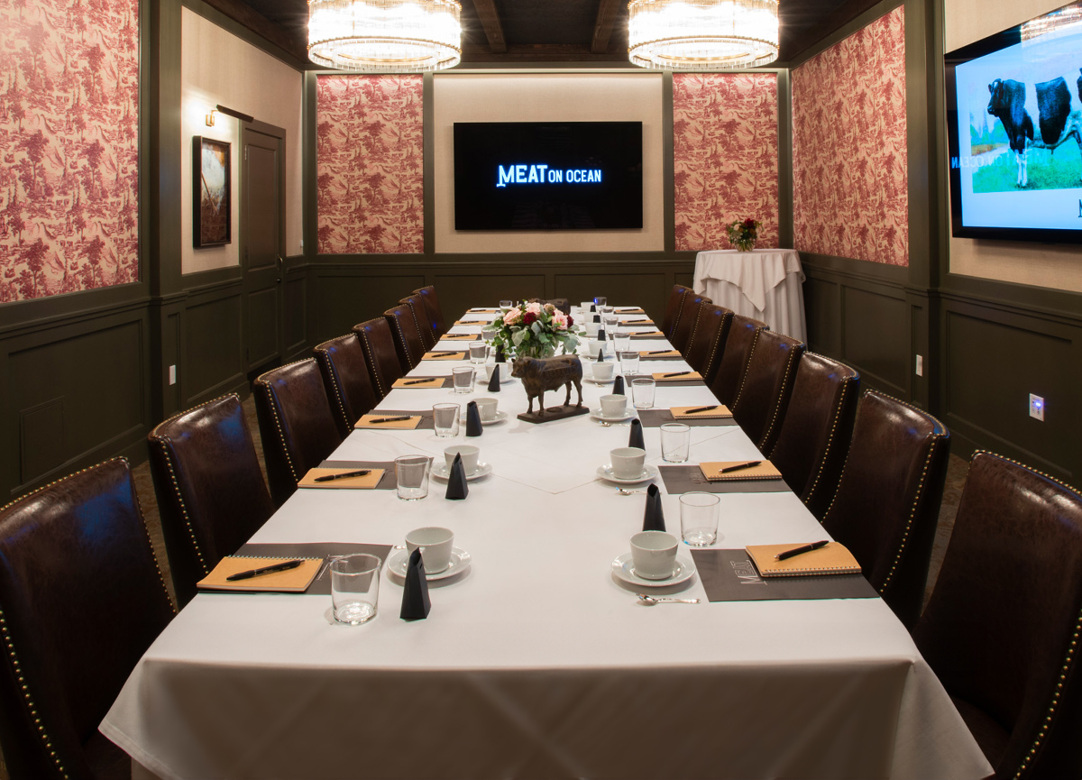 Meat On Ocean private dining 3