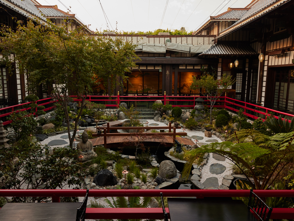 The Garden Courtyard at Yamashiro Hollywood