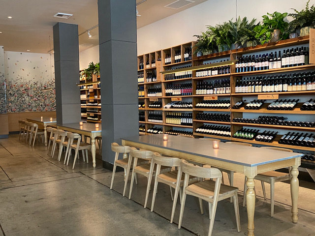 Wine Wall at Cucina urbana