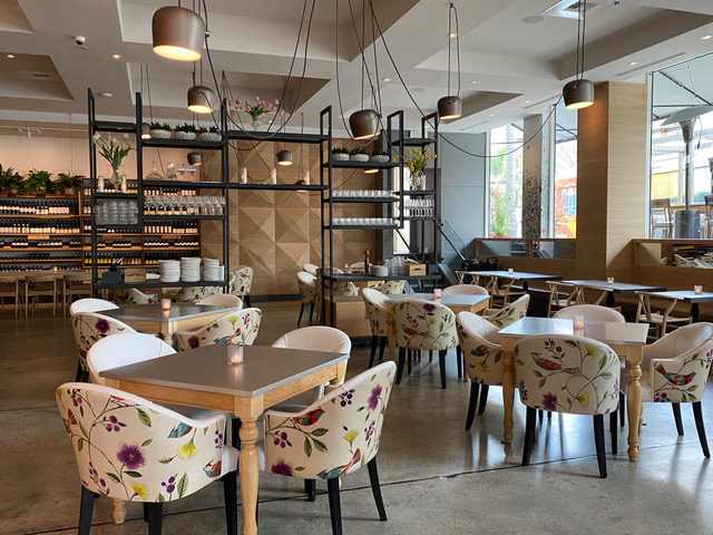 Wine Wall + Adjoining Area at Cucina urbana