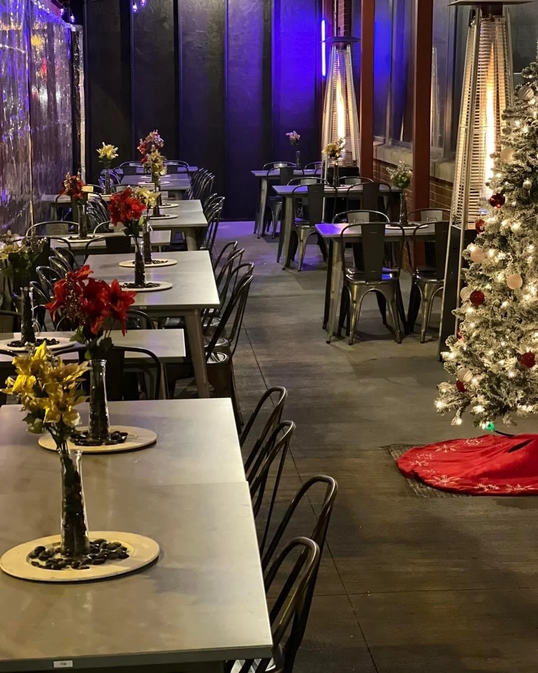 Upstairs party room at Reunion Restaurant