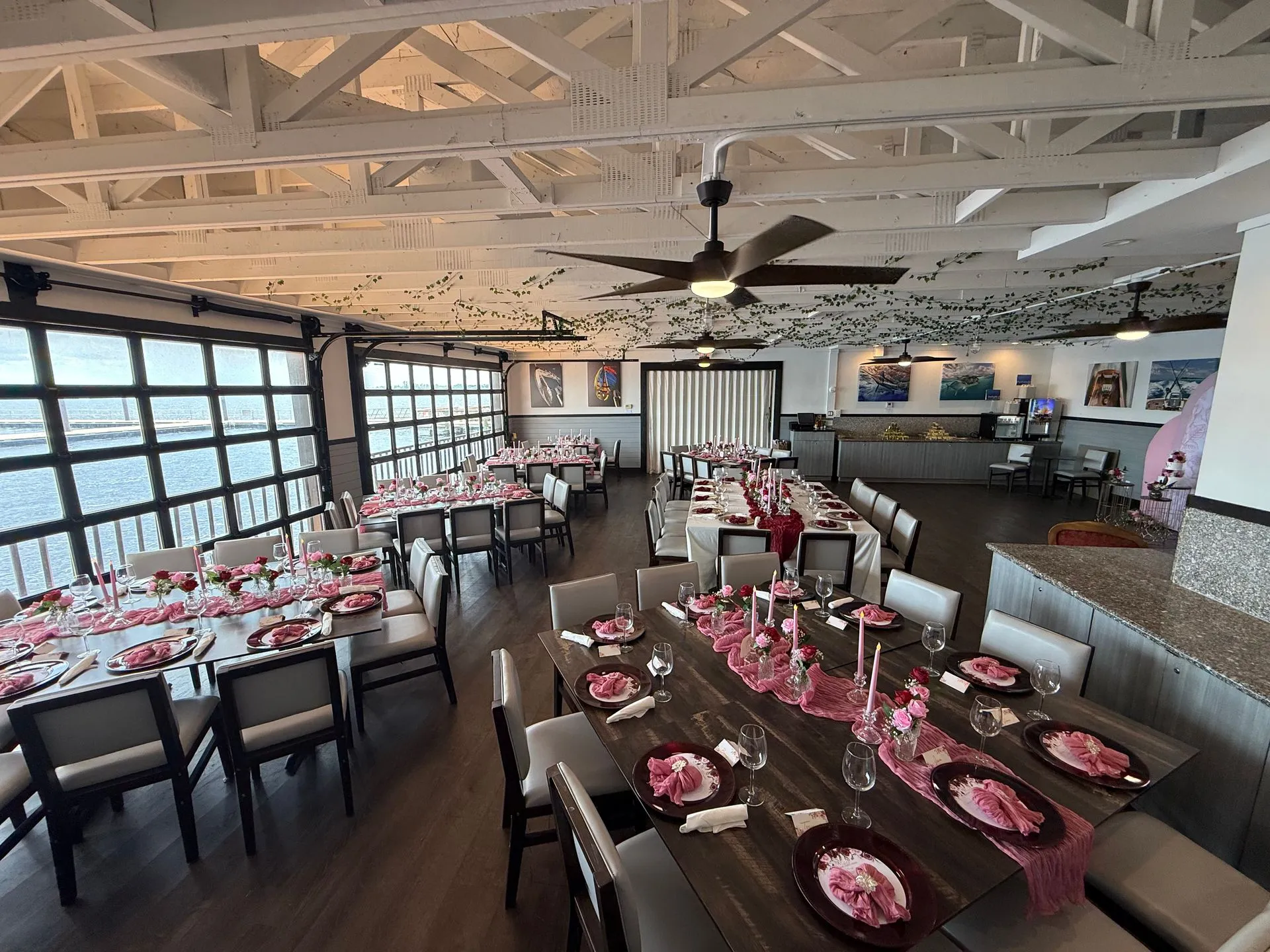 Banquet Room at Three Fishermen Seafood Restaurant