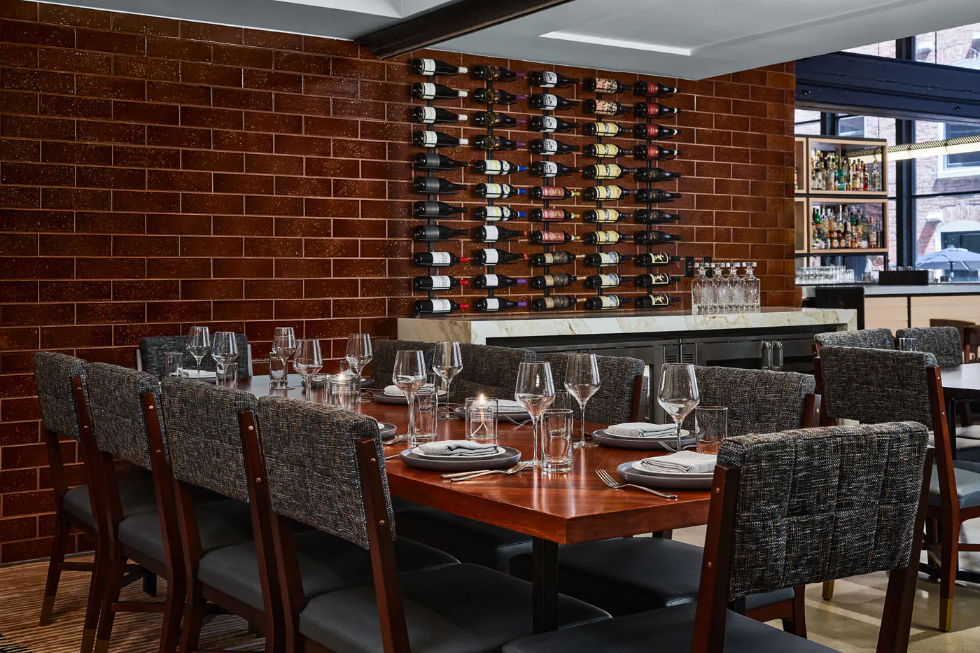 Semi-private tables at Gray & Dudley