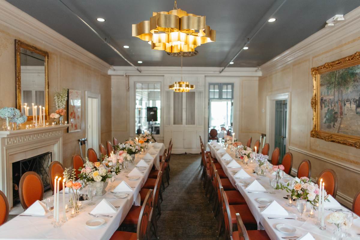 Indoor Patio at Mere Bulles Restaurant & Events