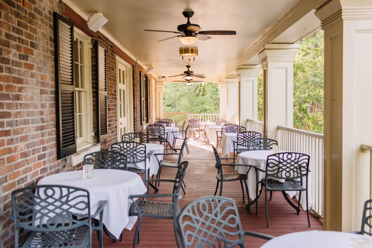 Balcony at Mere Bulles Restaurant & Events