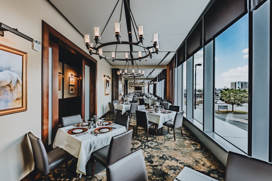Private dining rooms at Halls Chophouse Nashville