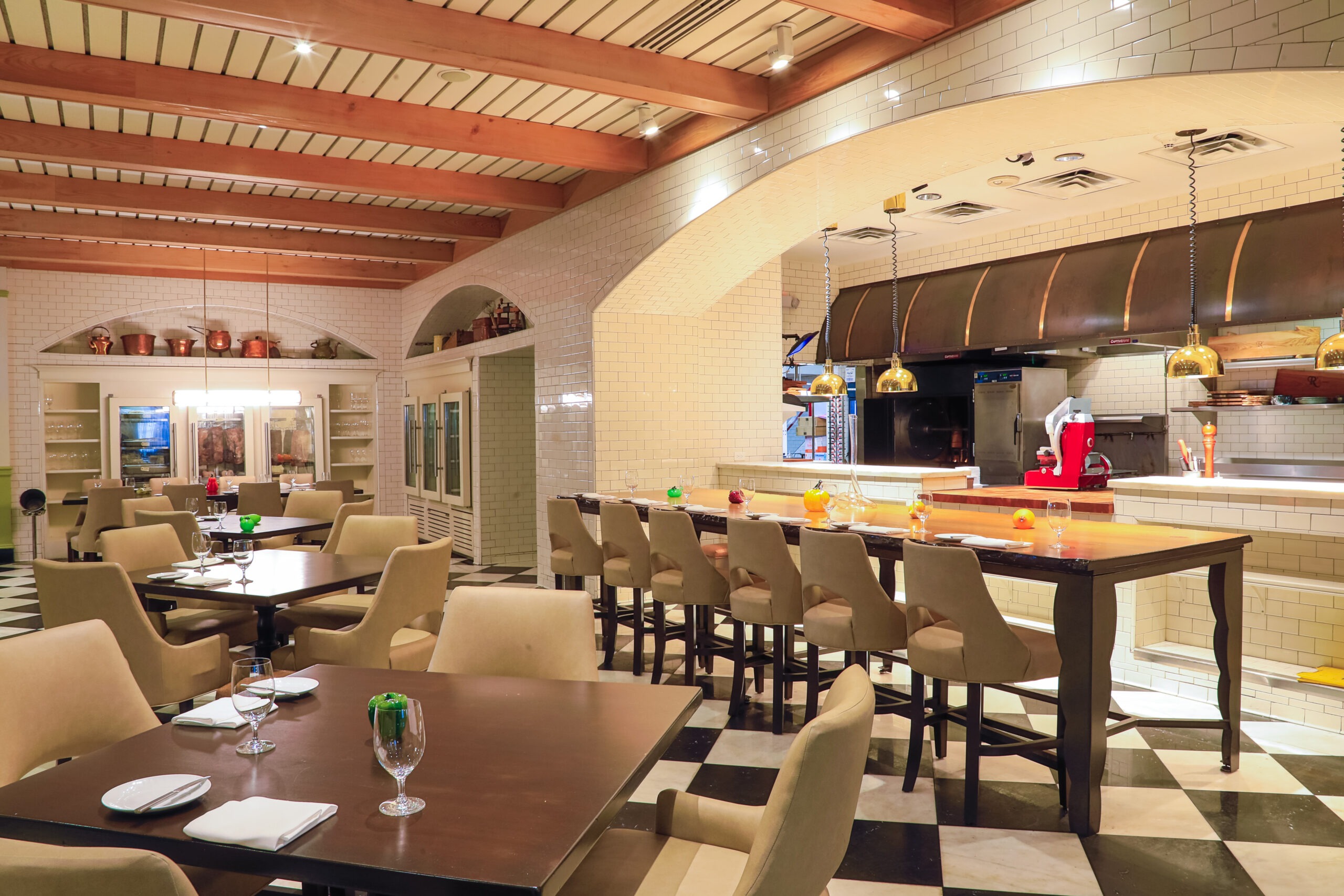 Wine Cellar Dining Room at Restaurant R'evolution