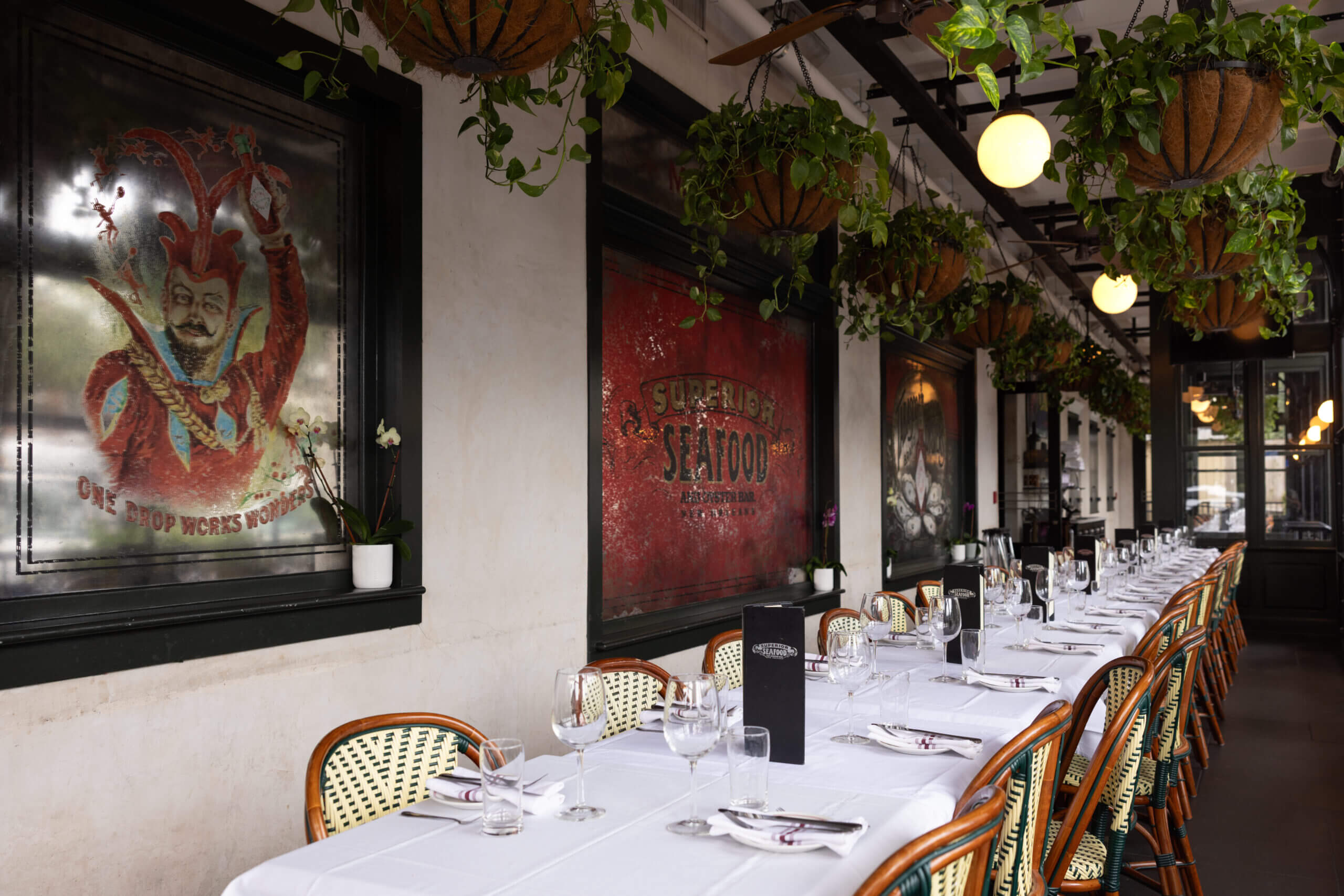 Napoleon Avenue Patio at Superior Seafood & Oyster Bar