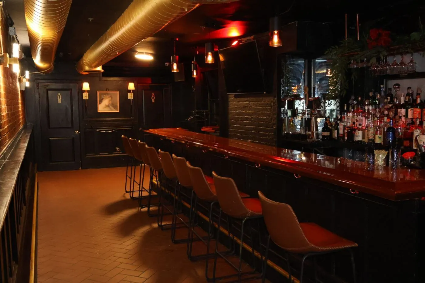 Semi-Private Back Bar at The Waiting Room