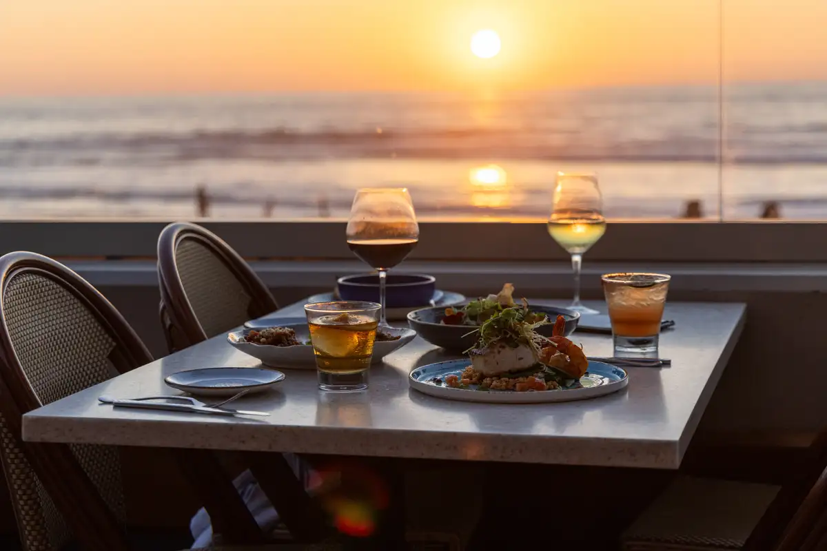 Private and semi-private spaces at Poseidon Restaurant Del Mar