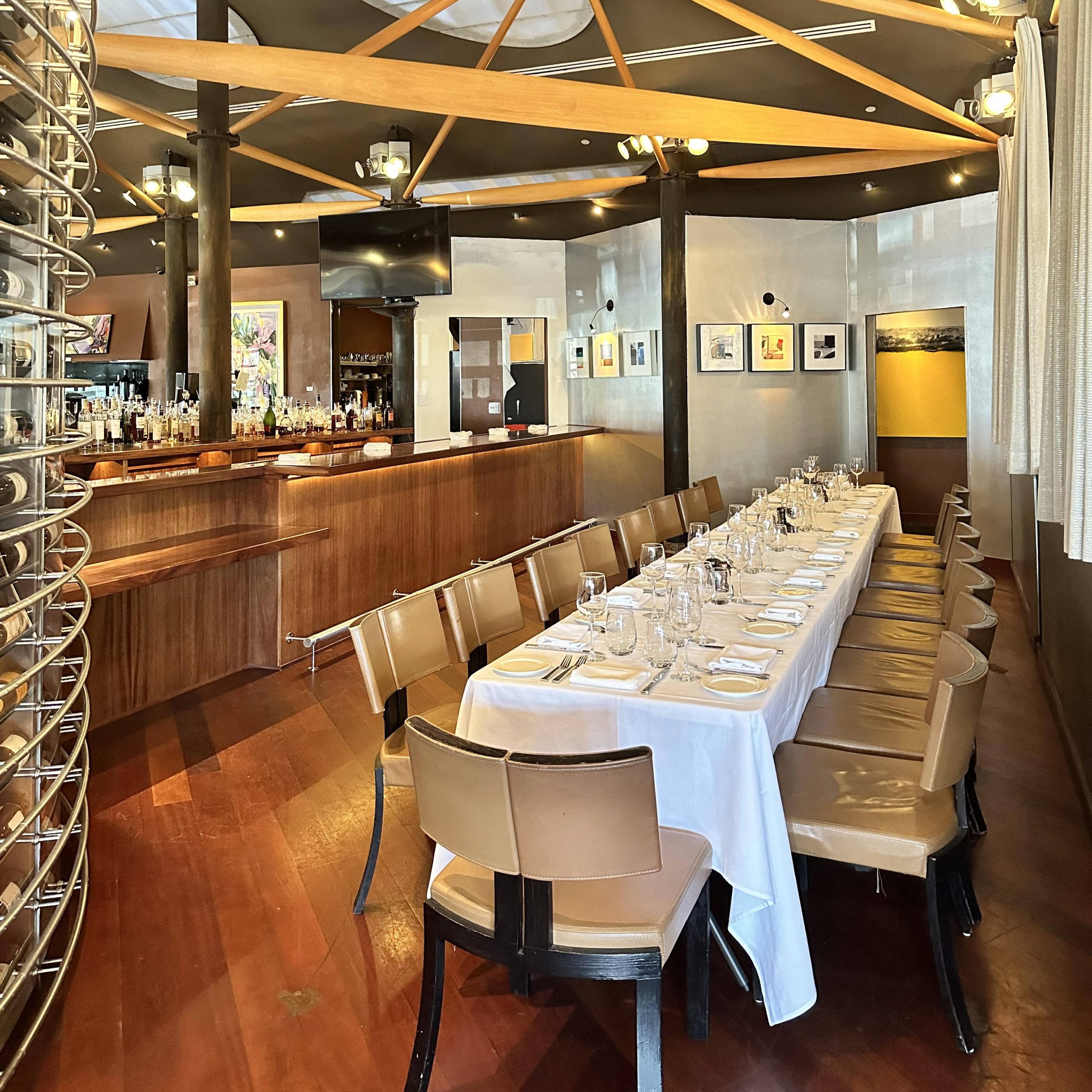 Wine Tower at Bayside Restaurant