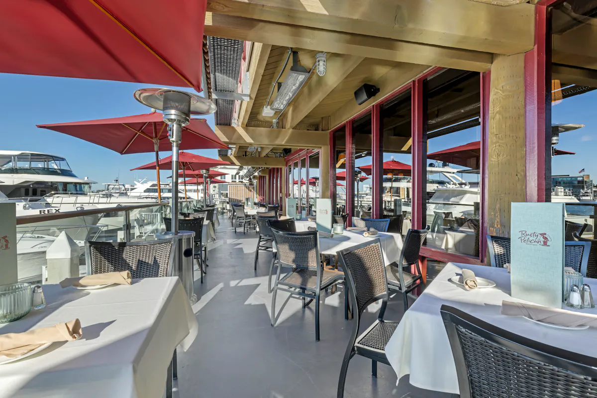 Patio at Rusty Pelican