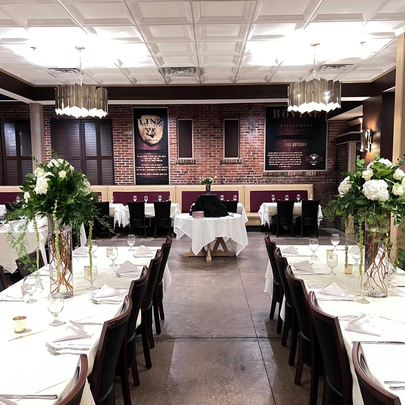 Main Dining Room at BoVine Steakhouse