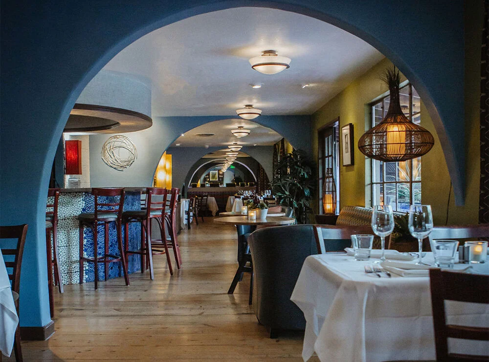 Copley’s interior at Copley's on Palm Canyon