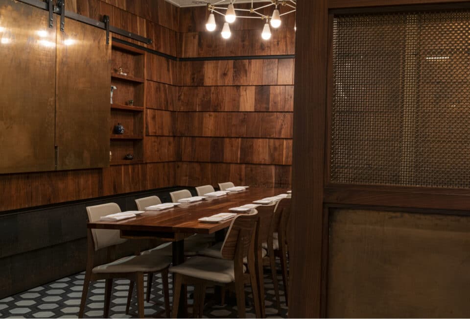 Private dining room at Uchi Dallas