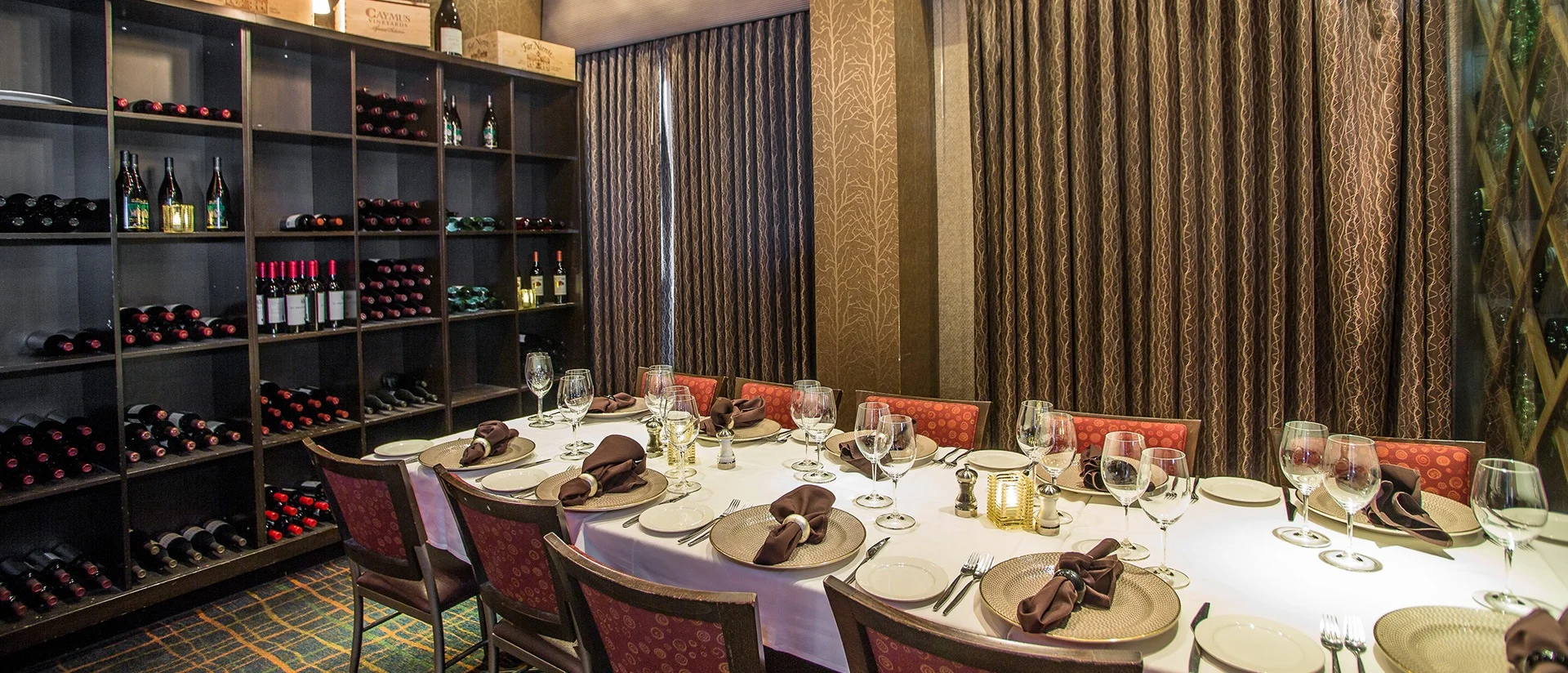 Wine Room at Pacifica Seafood Restaurant