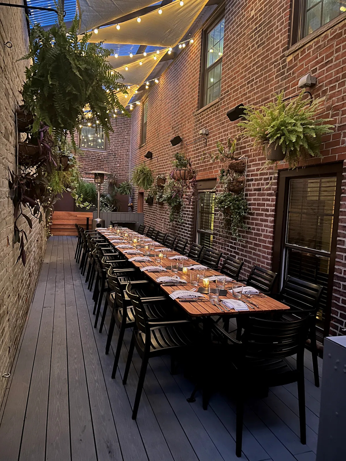 Garden Patio at Royal Boucherie