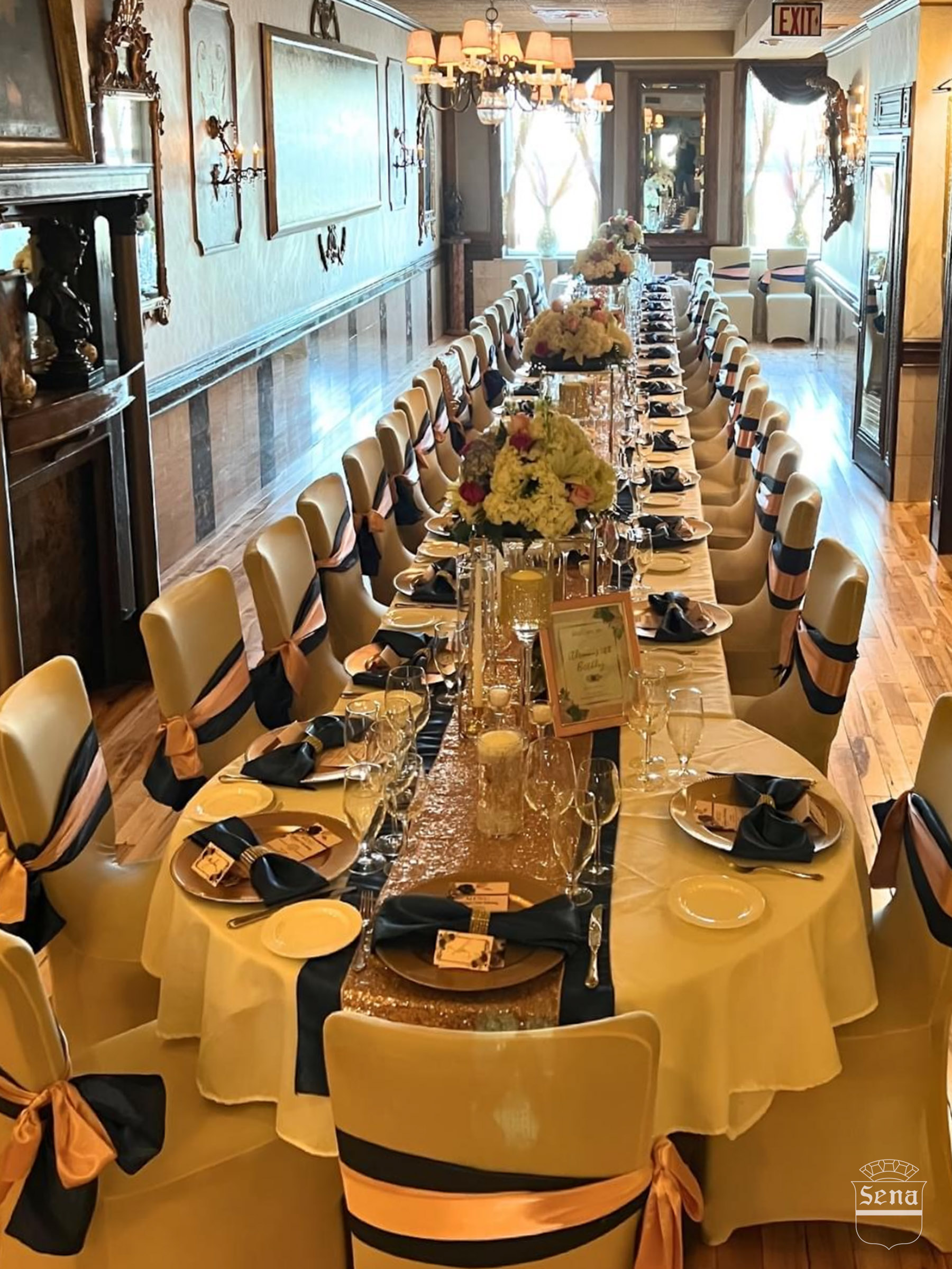 Banquet Room at La Famiglia Ristorante