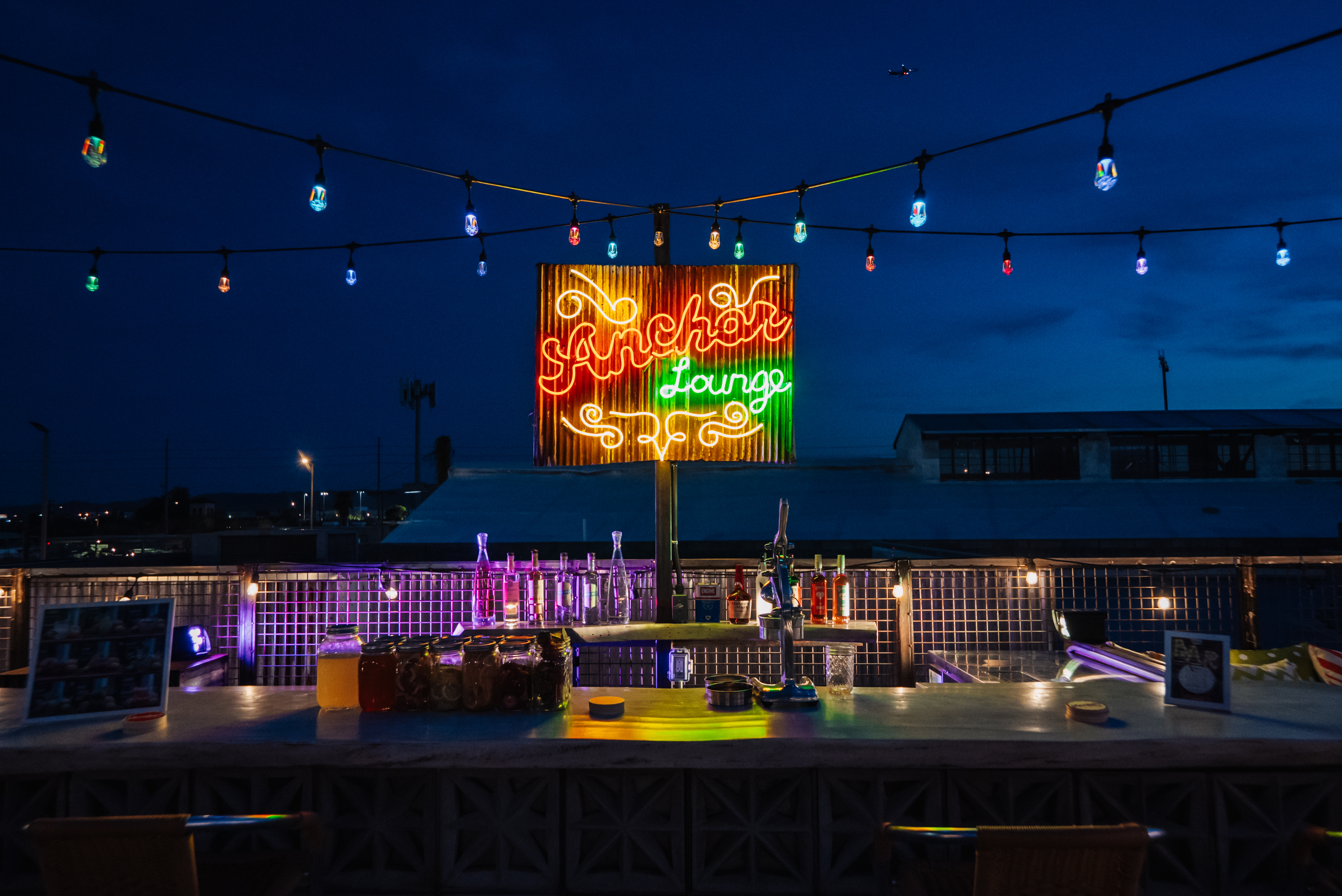 Rooftop lounge at The Duce