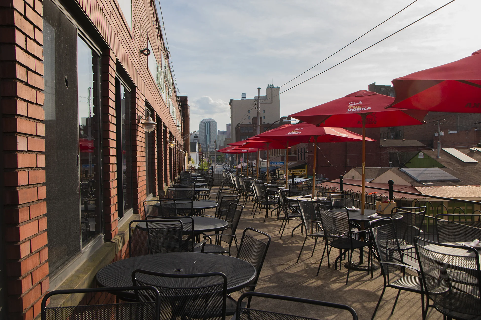 Second-floor spaces at Roland's Seafood Grill