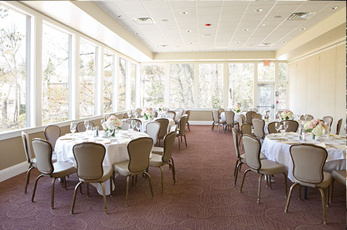 The banquet room at Rico's Restaurant