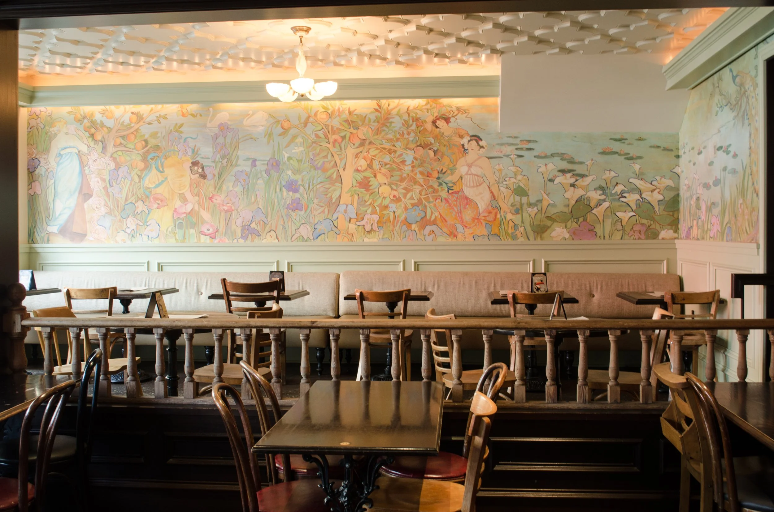 The Mural Room at Produce Row Cafe