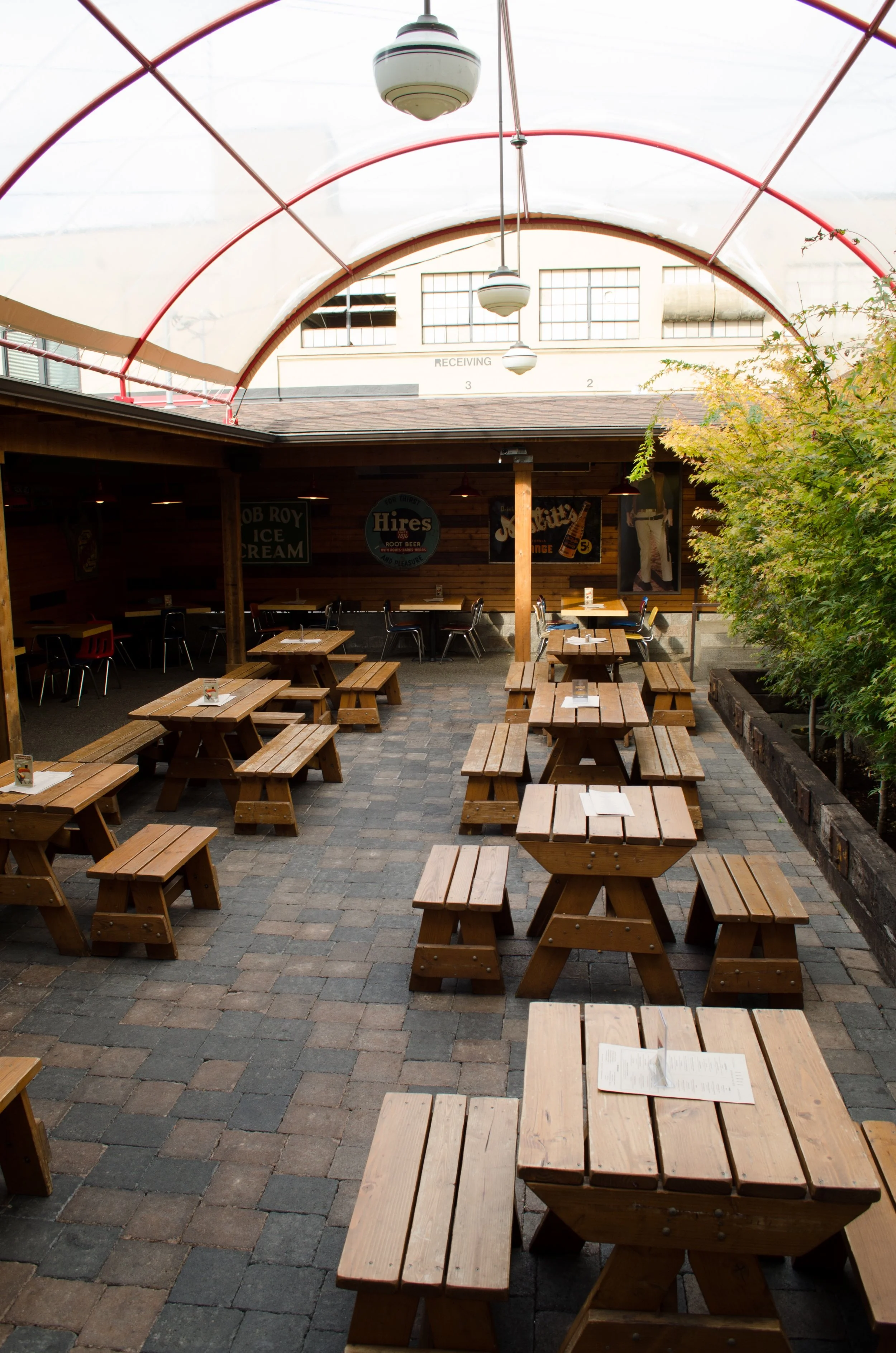 Main Restaurant Patio at Produce Row Cafe