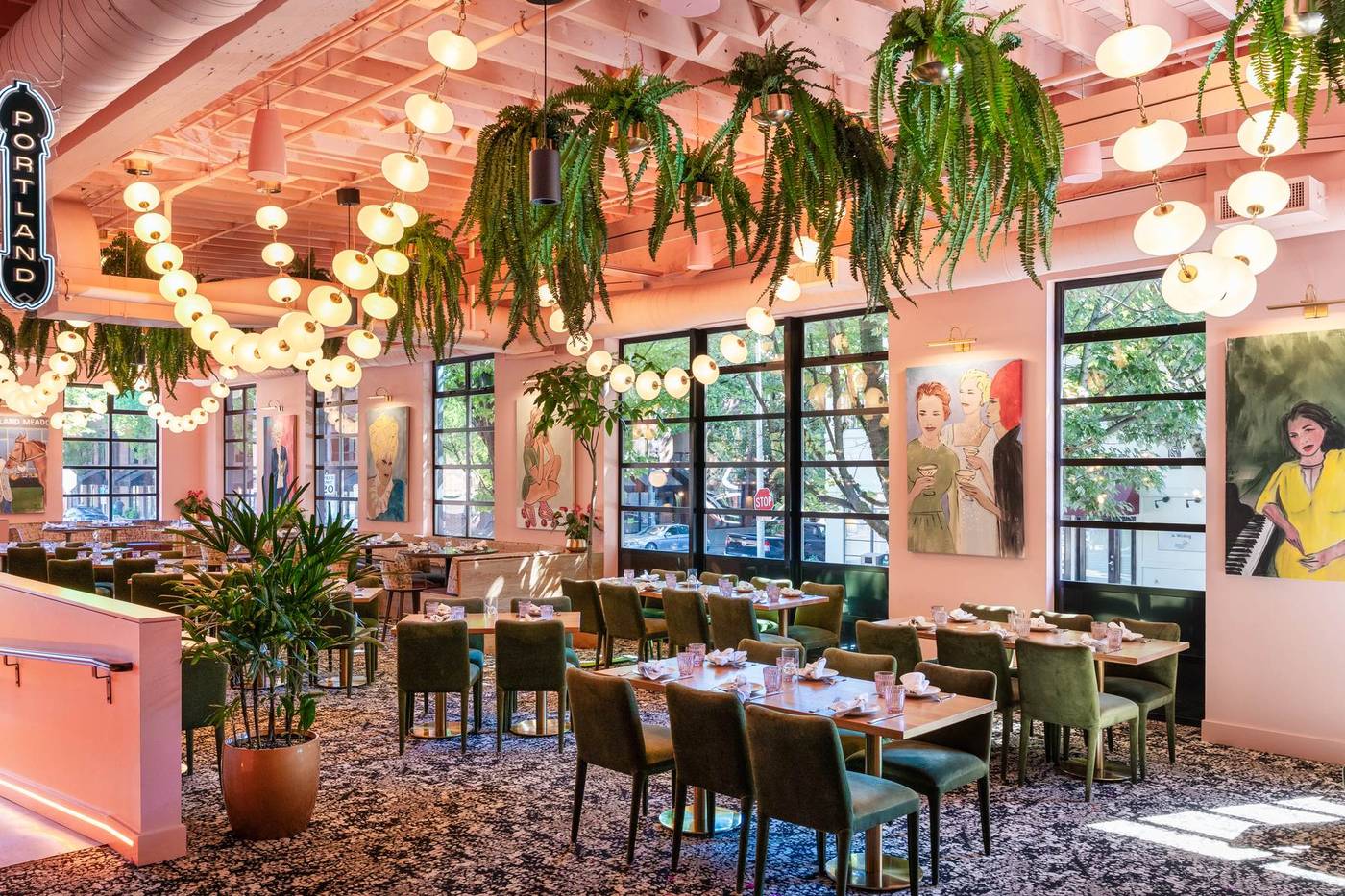 Ten-seat private dining space (ten-seat hideaway with its own front door) at The Malarkey