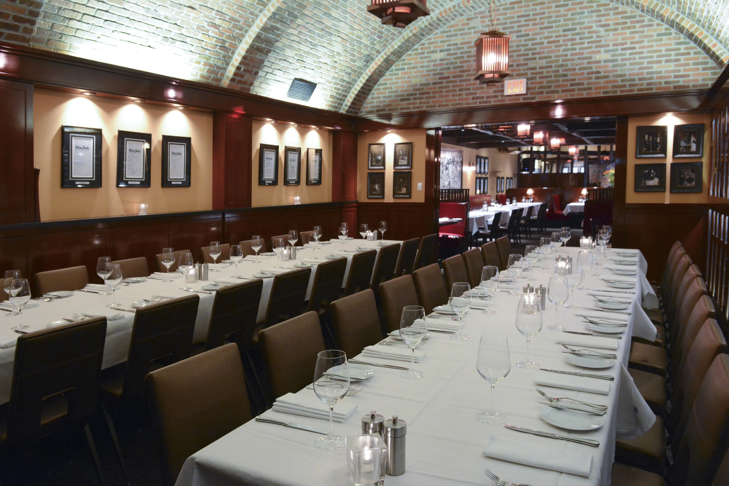RingSide Steakhouse private dining 3