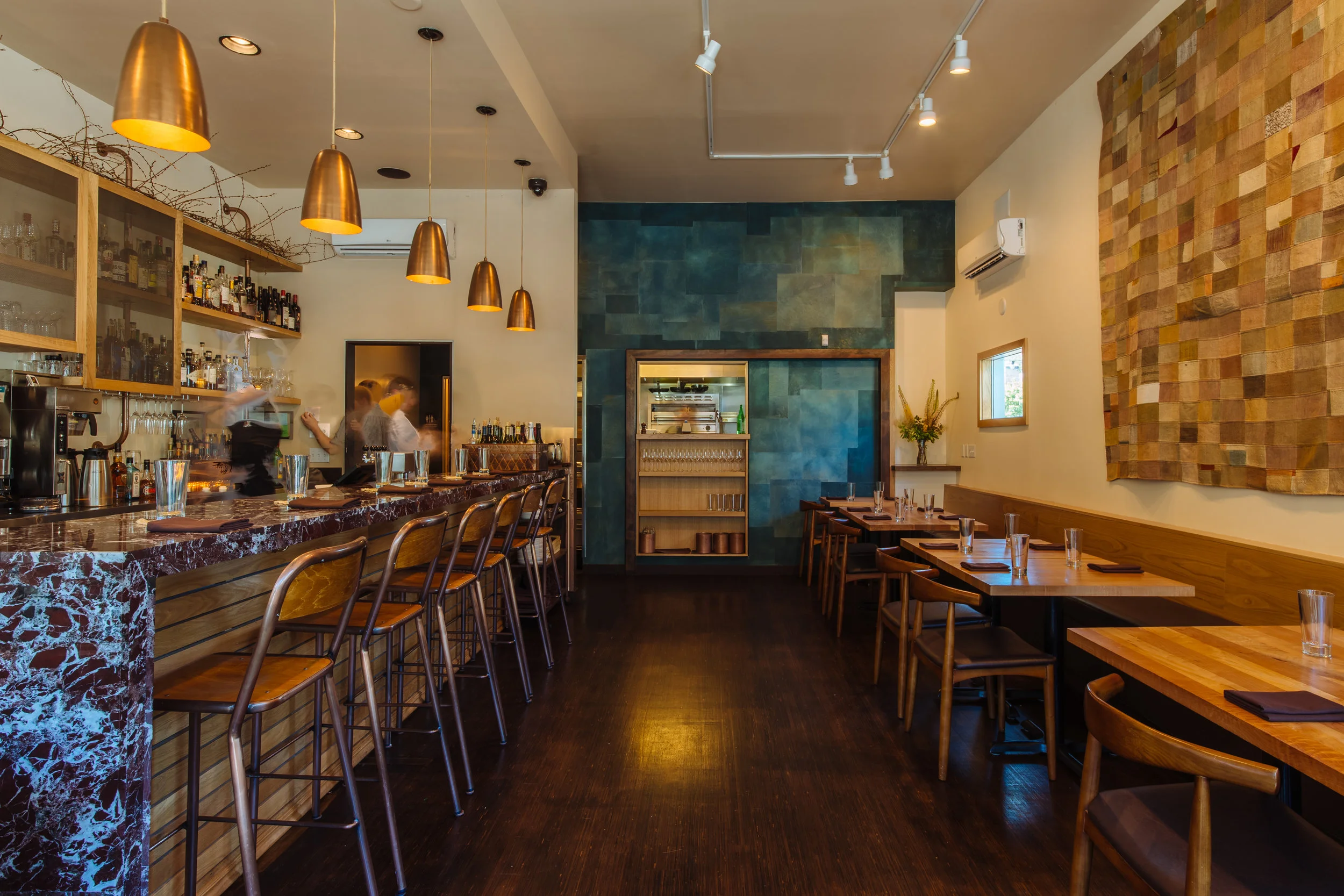 Dining room at Coquine