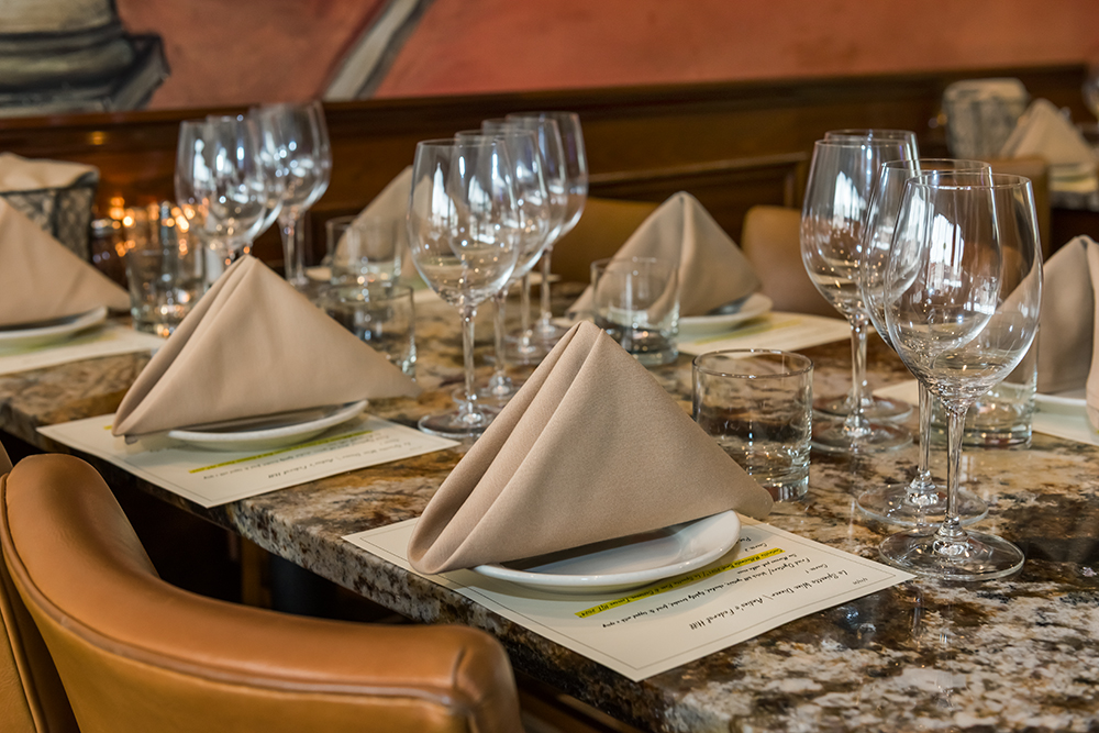 Private dining options at Andino's Italian Restaurant