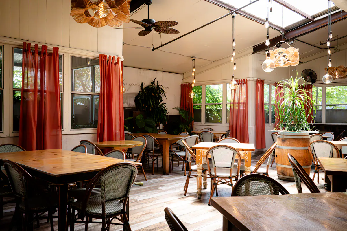 Garden Patio at Farm Table