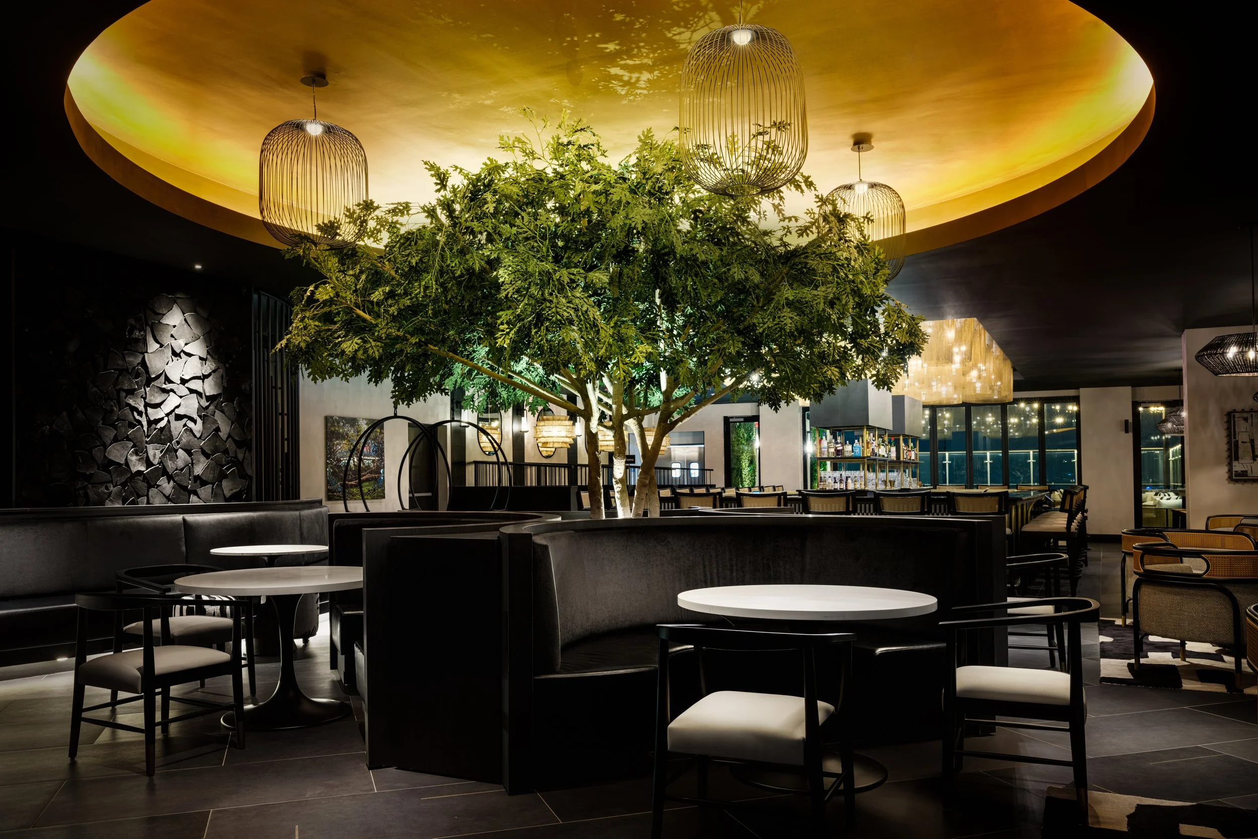 Indoor restaurant at Urban Oak