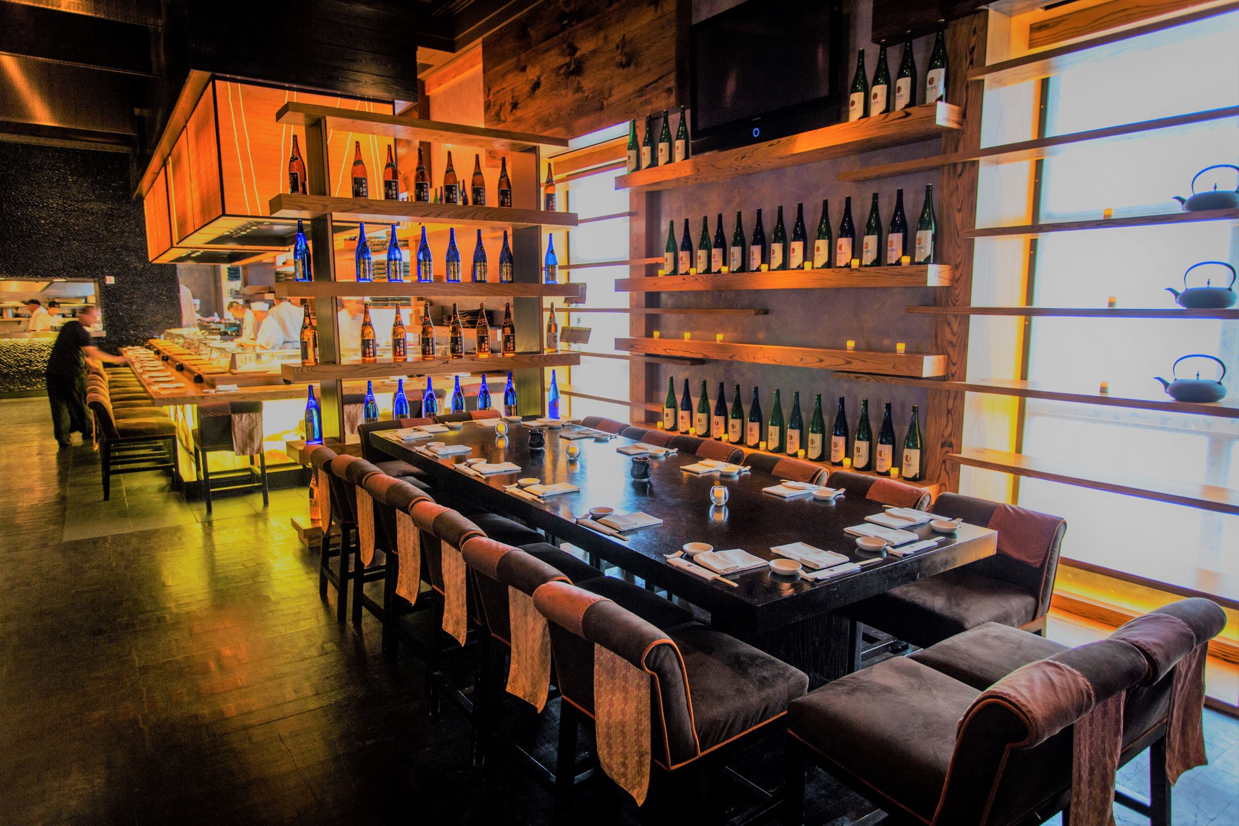 Sake Table at Nobu Dallas