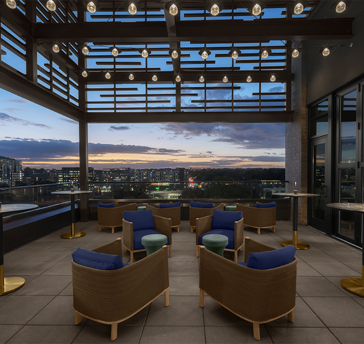 Full-rooftop buyout at High Rail Raleigh